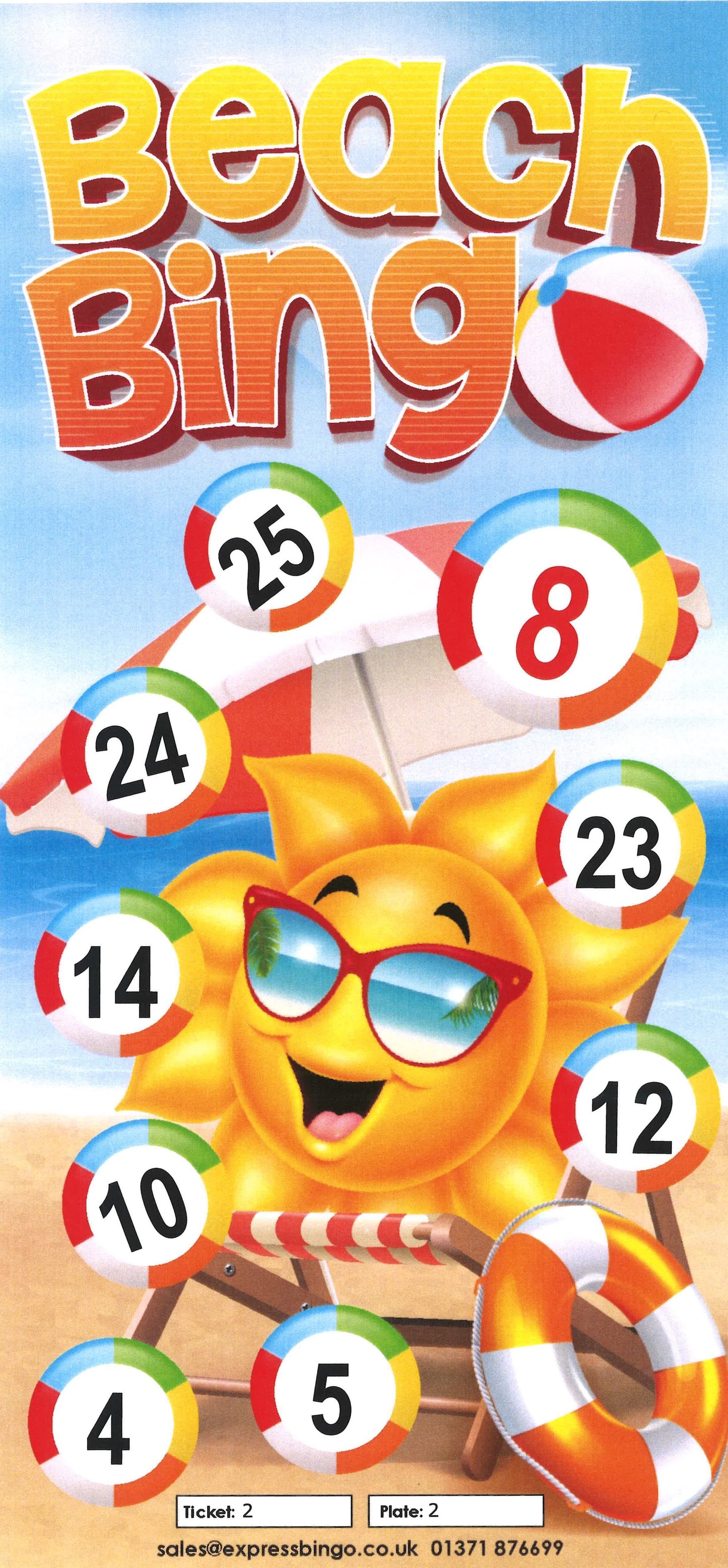 Bingo Fun Flyers (9 from 27 Bingo Game)