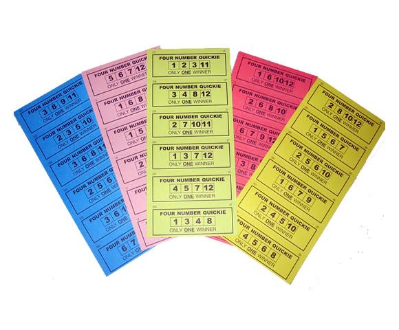 Value Bingo Flyers Quickies - 12000 Tickets, 12 Bright Colors Value Bingo Flyers Quickies - 12000 Tickets, 12 Bright Colors