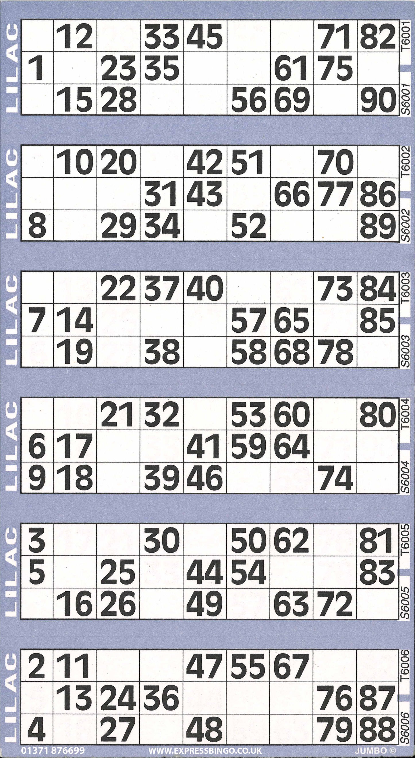 Bingo Flyer Pads - 6 to View