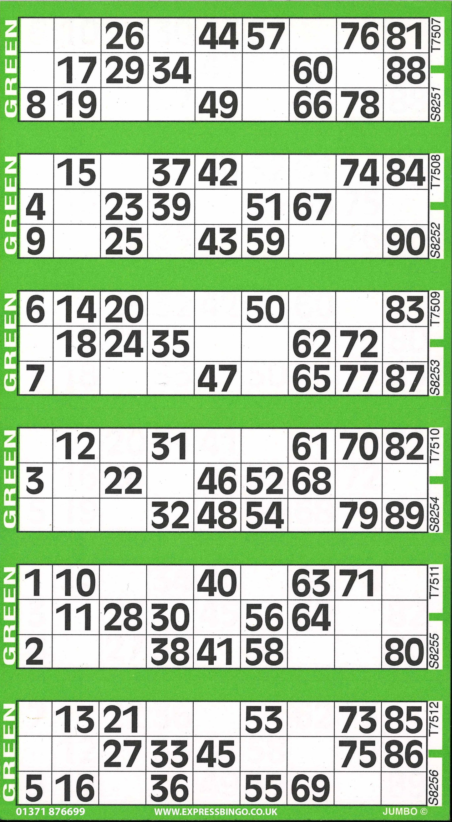 Bingo Flyer Pads - 6 to View