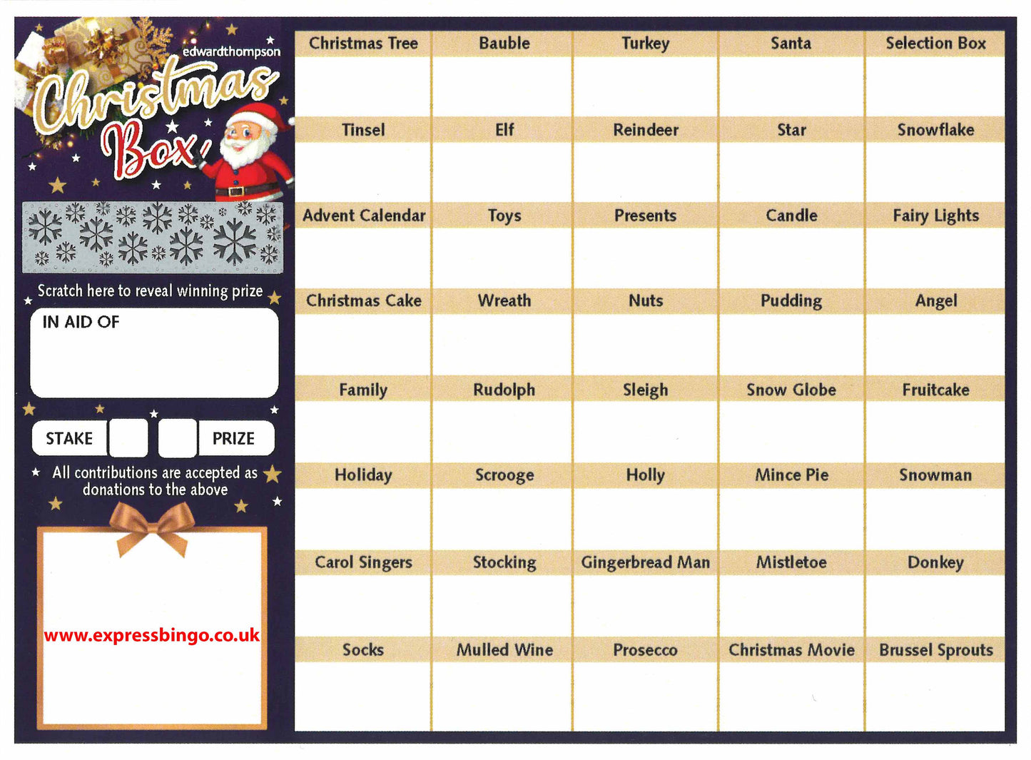 Scratch Cards (Football, Halloween & Christmas)